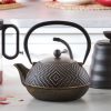 Karaca Döküm Demlik Teapot 900 Ml Dark Gold
