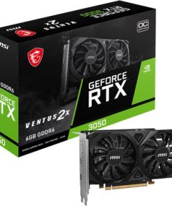 MSI VGA Geforce Rtx 3050 Ventus 2x E 6g Oc RTX3050 6gb Gddr6 96B DX12 Pcie 4.0 X8 (1xdp 2xhdmi)