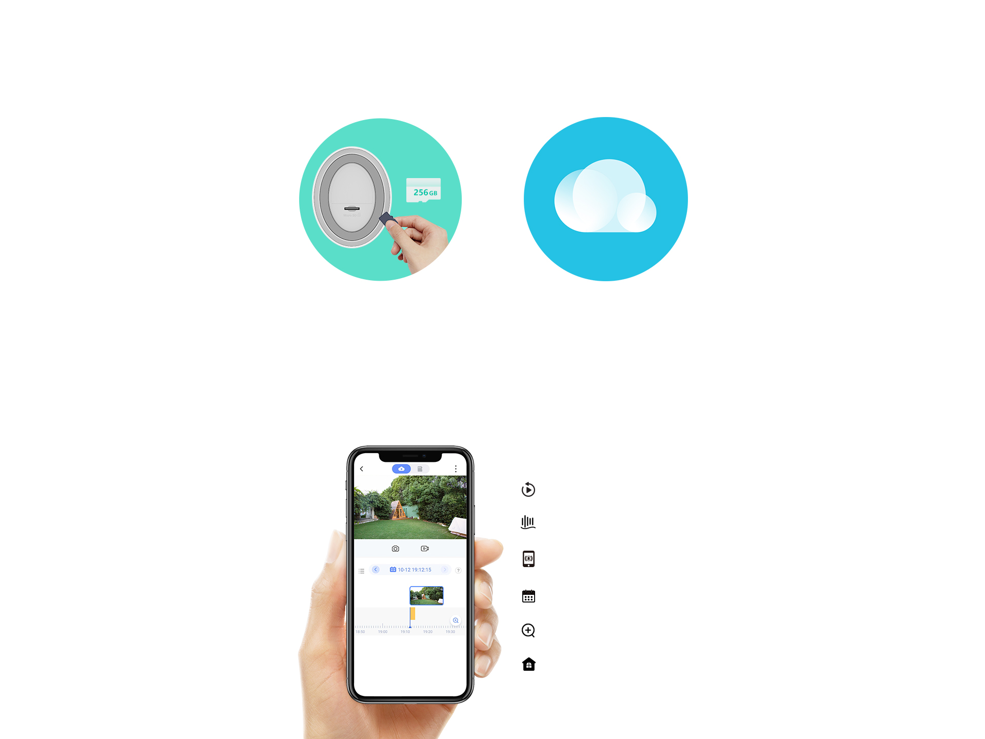 EZVIZ C6n 1080p Fhd 360 Derece Gece Görüşlü Sesli Ip Wifi Akıllı Ev Güvenlik Bebek Kamerası - Görsel 4
