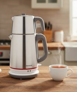 Homend Royaltea 1710H Inox Beyaz Çay Makinesi