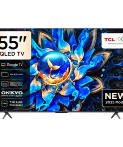 TCL 55T8C 55" 139 Ekran Televizyon Uydu Alıcılı 4K Ultra HD QLED Google TV
