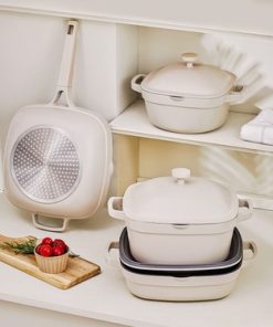 Emsan White Stone 7 Parça Tencere Seti