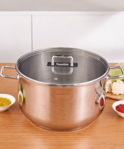 Karaca Grace İndüksiyon Tabanlı Çelik Tencere 30 cm 12.3 Litre